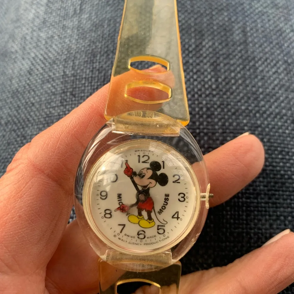 Mickey Mouse Vintage rare bubble watch from 1970’s - Image 5