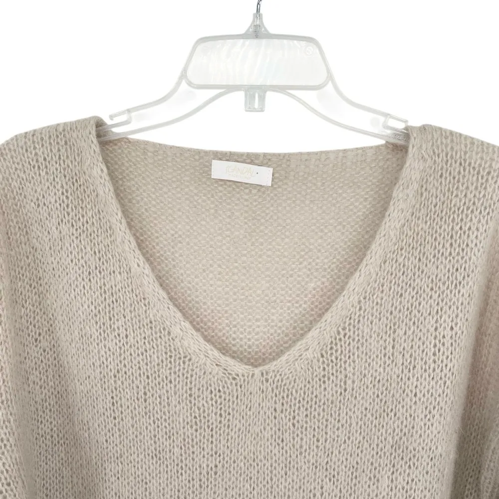 Scandal Italy Mohair Wool Blend Sweater Size L - Image 2