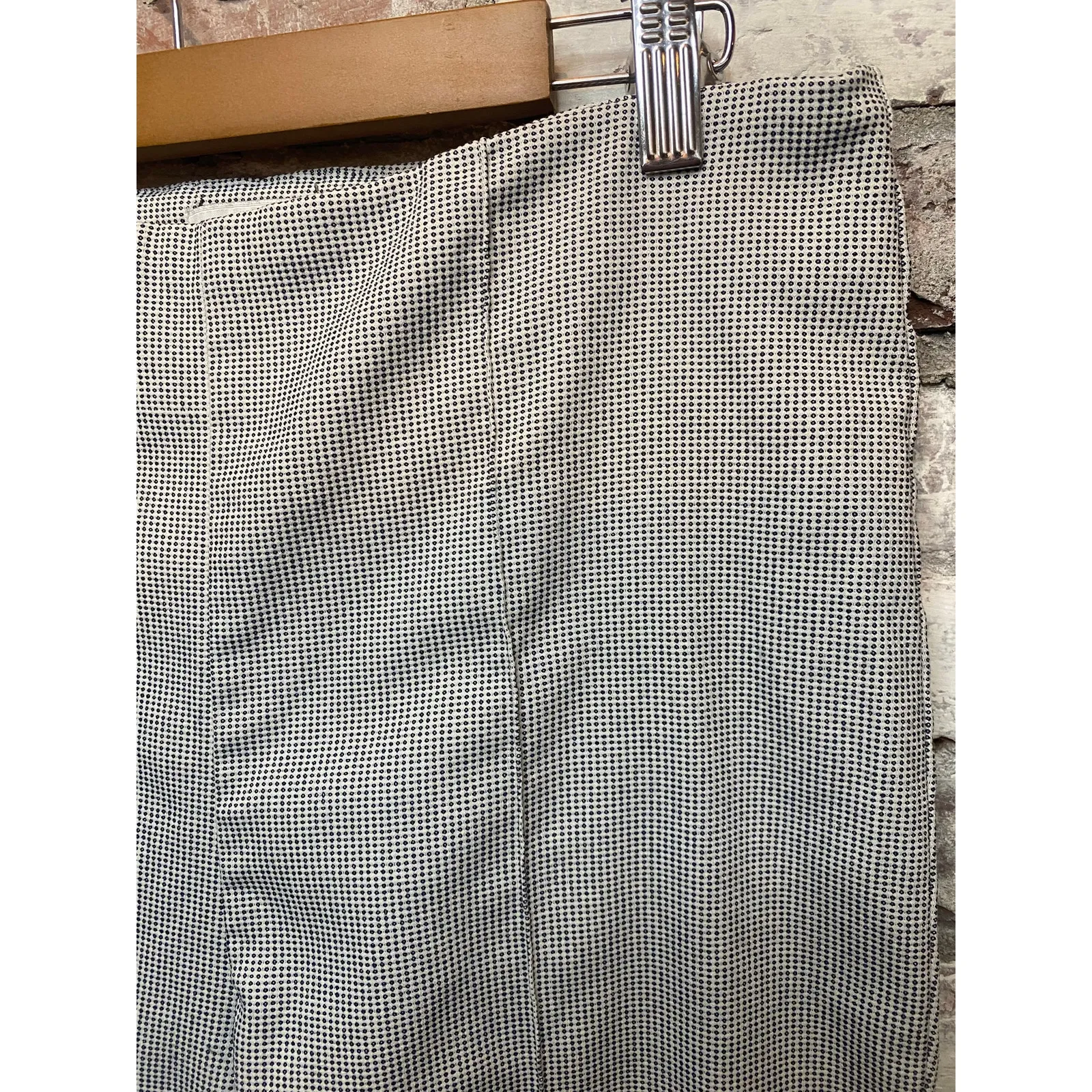 Rachel Zoe White and Black Small Pocka Dot Skinny Leg Dress Pants Size 10 - Image 6