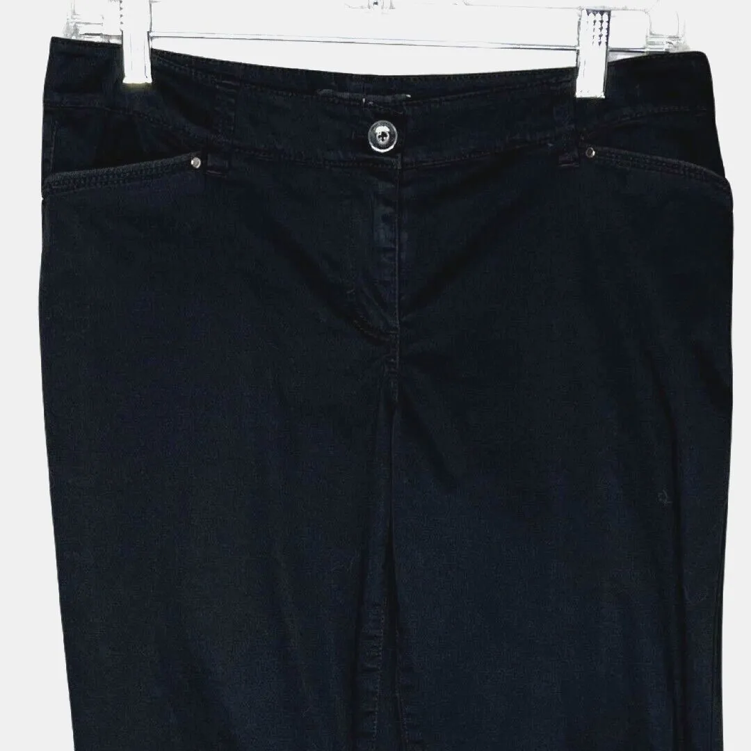 White House Black Market Pants‎ Women 6 Black Crop Leg Straight Workwear Career - Image 3