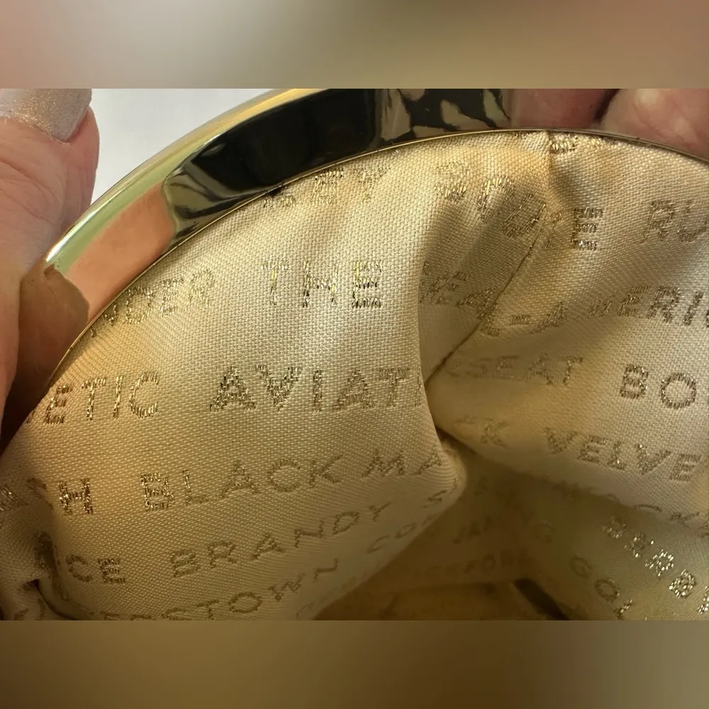 Kate Spade Emina Belle Engagement Ring Evening Bag w/Yellow Diamond Jewel - Image 5