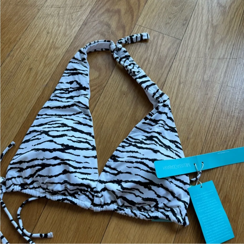 NWT Melissa odabash grenada tiger print bikini set in US 10 Black - Image 7