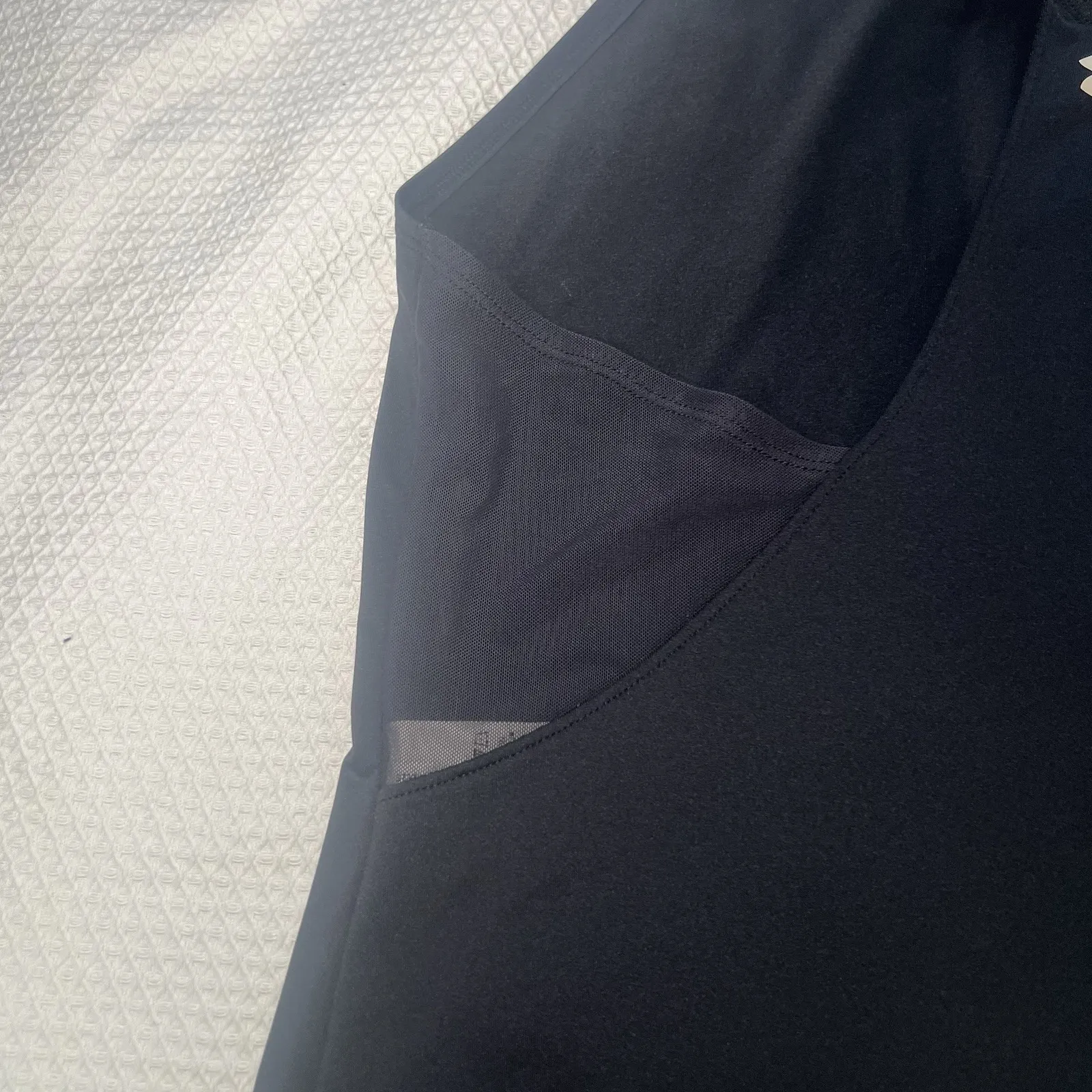 Under Armour Shirt Womens XS Project Rock Racer back Tank Top Fitted Gym Run‎ - Image 5