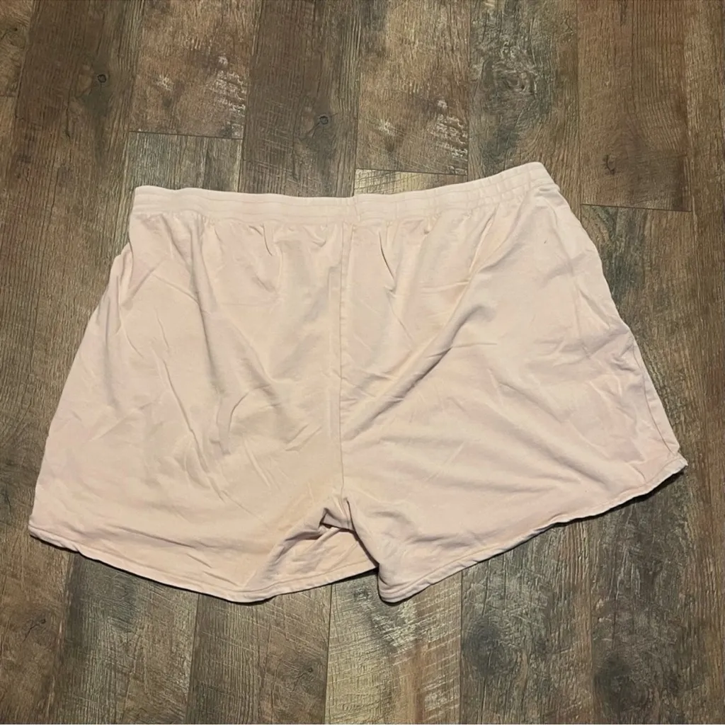 Torrid Drawstring Mid Short - Terry Light Pink Plus Size Woman’s Shorts - Image 5