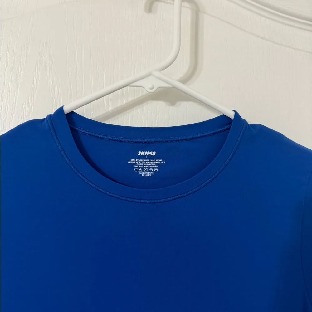 Skims Fits Everybody Long Sleeve Crewneck Dress L - Image 4