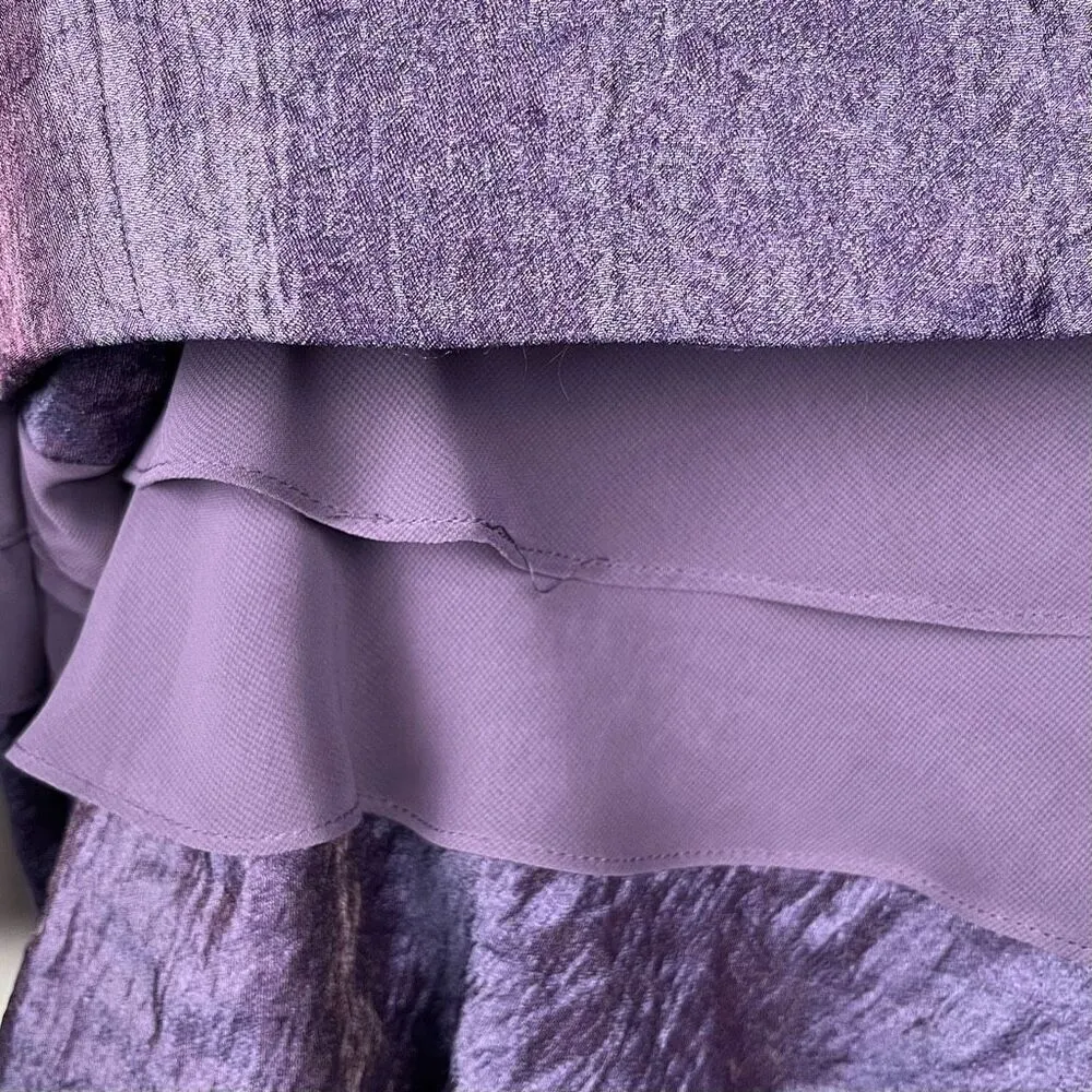 Dressbarn Collections Purple Evening Gown Formal Dress 20 - Image 3