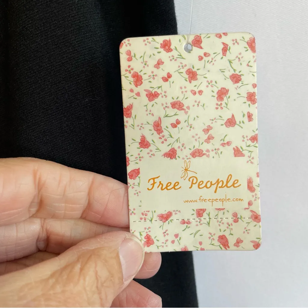 Free People “Forget Me Knot” Dress Midi NWT Women M Holiday Party Ready Lace - Image 3