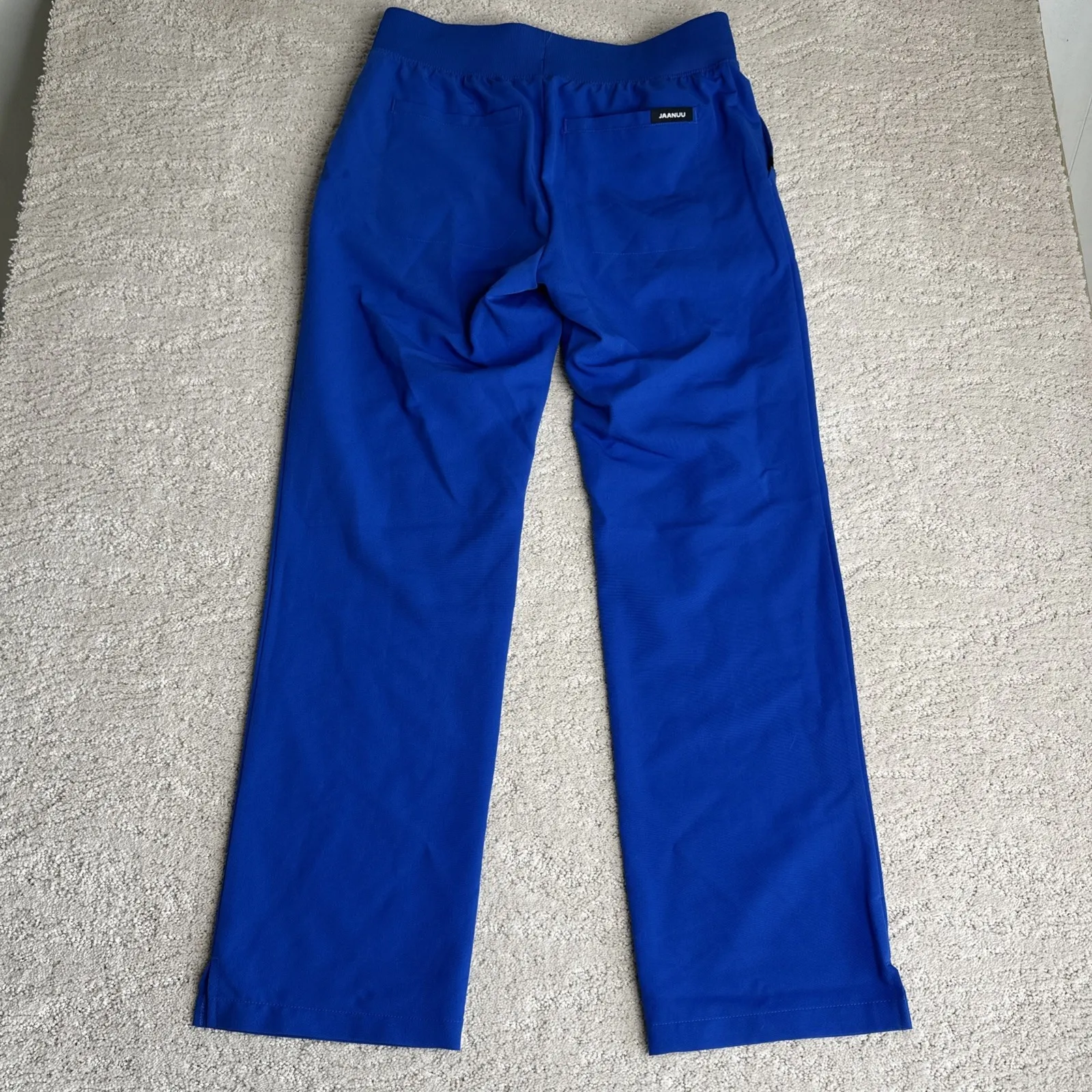 Women's Jaanuu XS/P Xenos Essentials Knit-Waist Scrub Pant Blue - Image 7