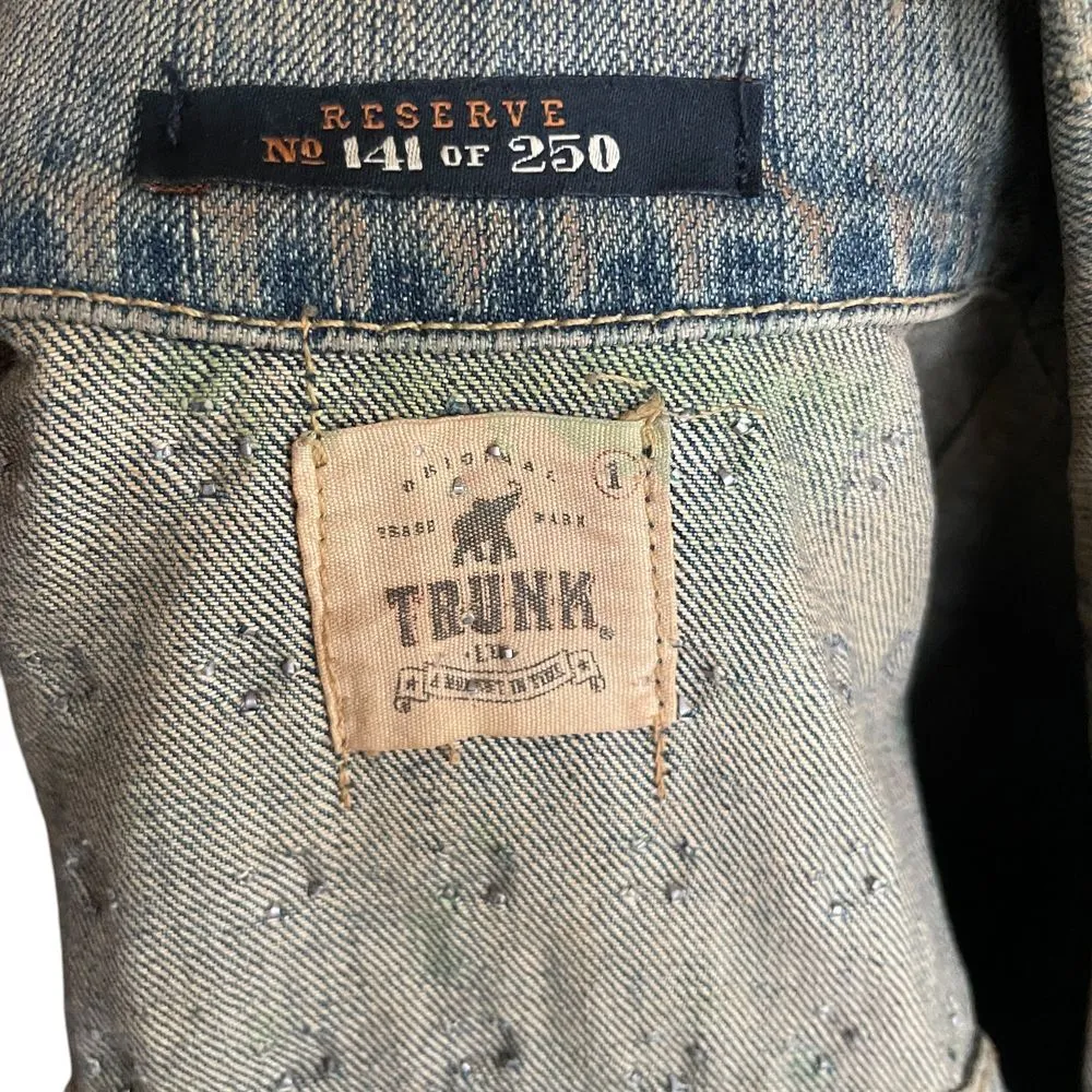 Blondie Custom Embellished Jean Jacket Size XS - Image 6