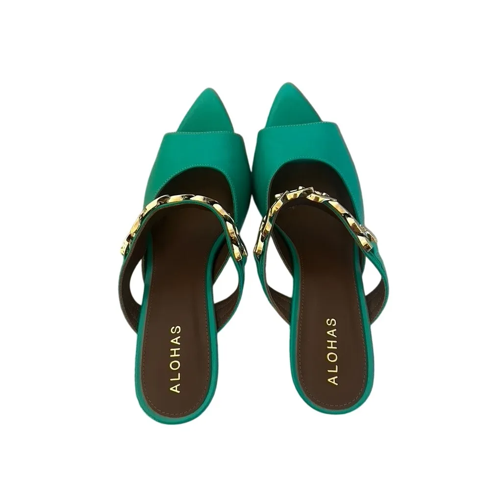 ALOHAS Daisy Mule in Green - Image 5