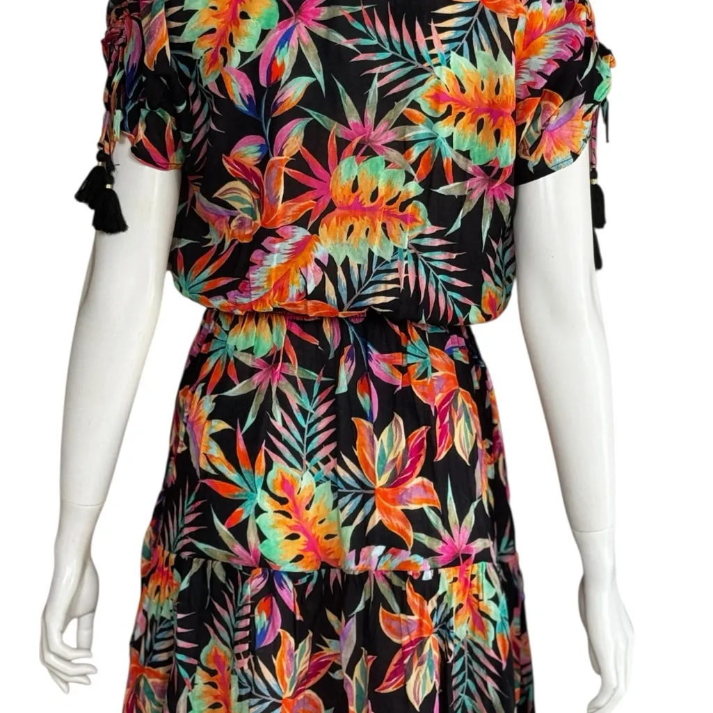 La Blanca Multicolor Tropical Swim Cover-Up - Image 9