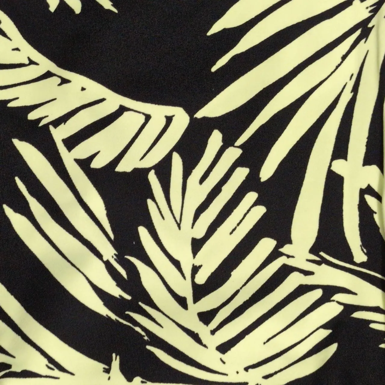 NWT Citrus Black Green Palm Ruched Waistband CT2BK61 Swim Boy Shorts Small - Image 2