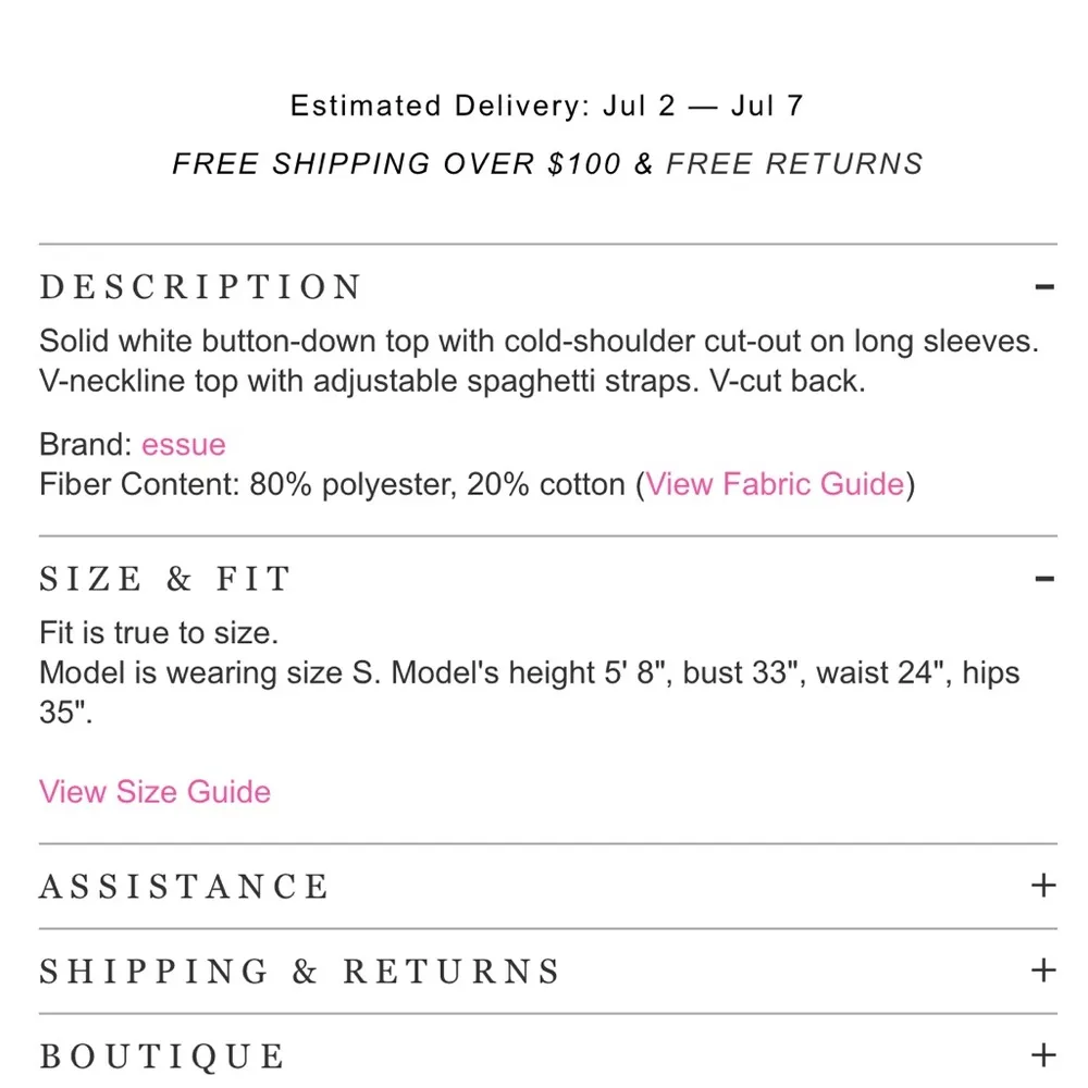 NWT Essue off the shoulder button down poplin white blouse, size large - Image 14