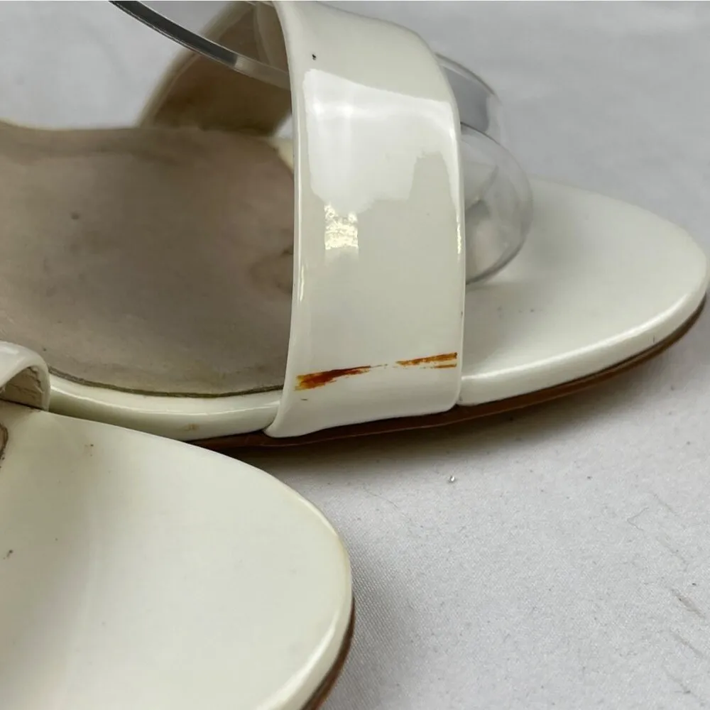 Michael Kors Women's White Shoes/Heels Sz 8M SKU 4431 - Image 9