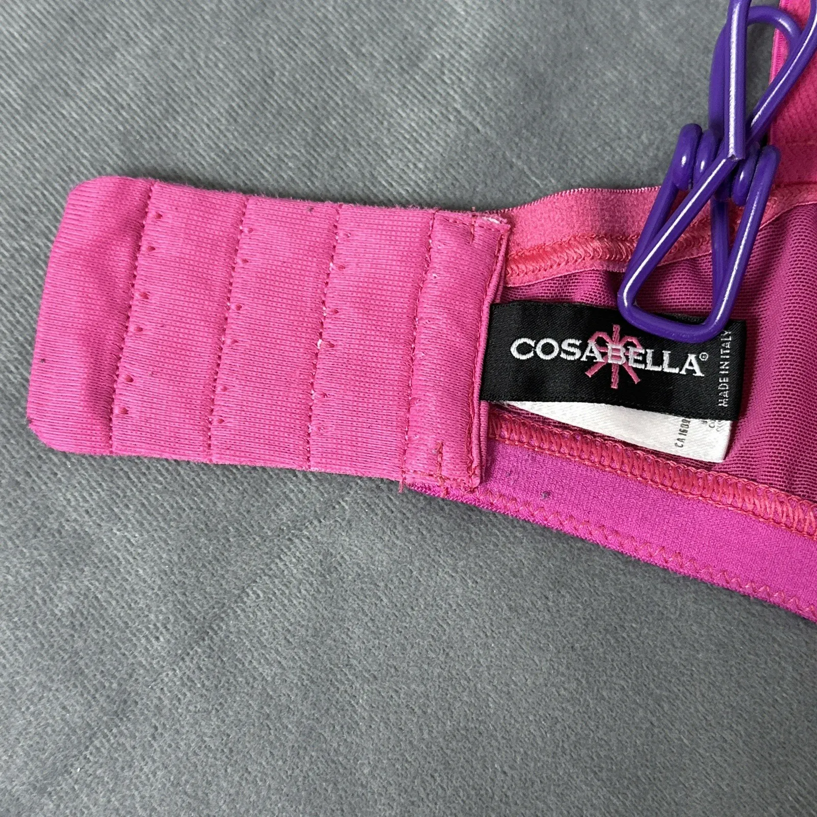 Cosabella Soire Confidence Curvy Bralette Size Large Pink Wirefree Unlined Sheer - Image 8