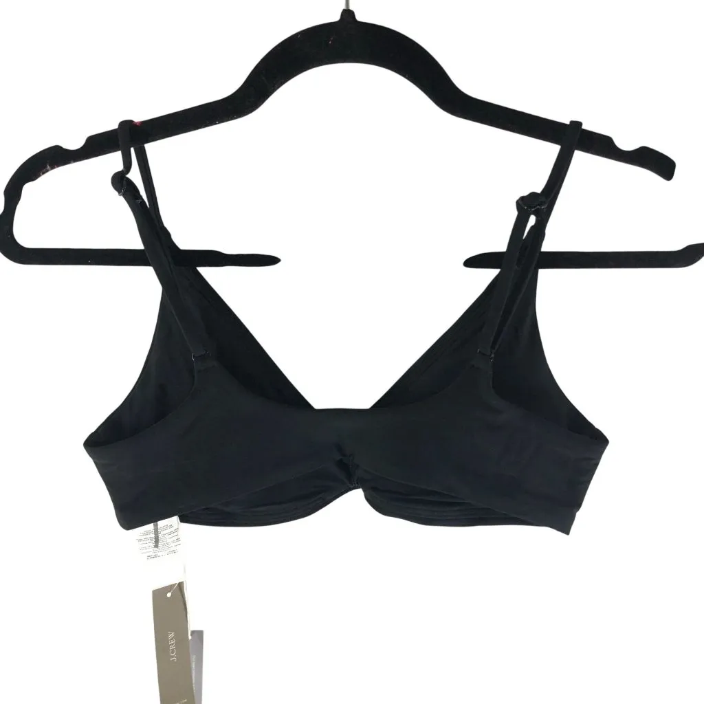 J Crew Lana Bikini Top Classic Sculpt Removable Pads Adjustable Straps Black S - Image 3
