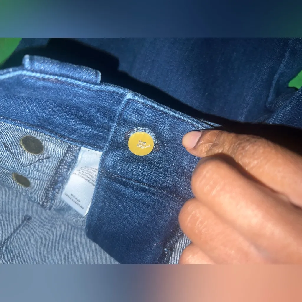 Derek Lam 10 Crosby Robertson Cropped Sailor Jeans w Gold Button Accents sz 27 - Image 8