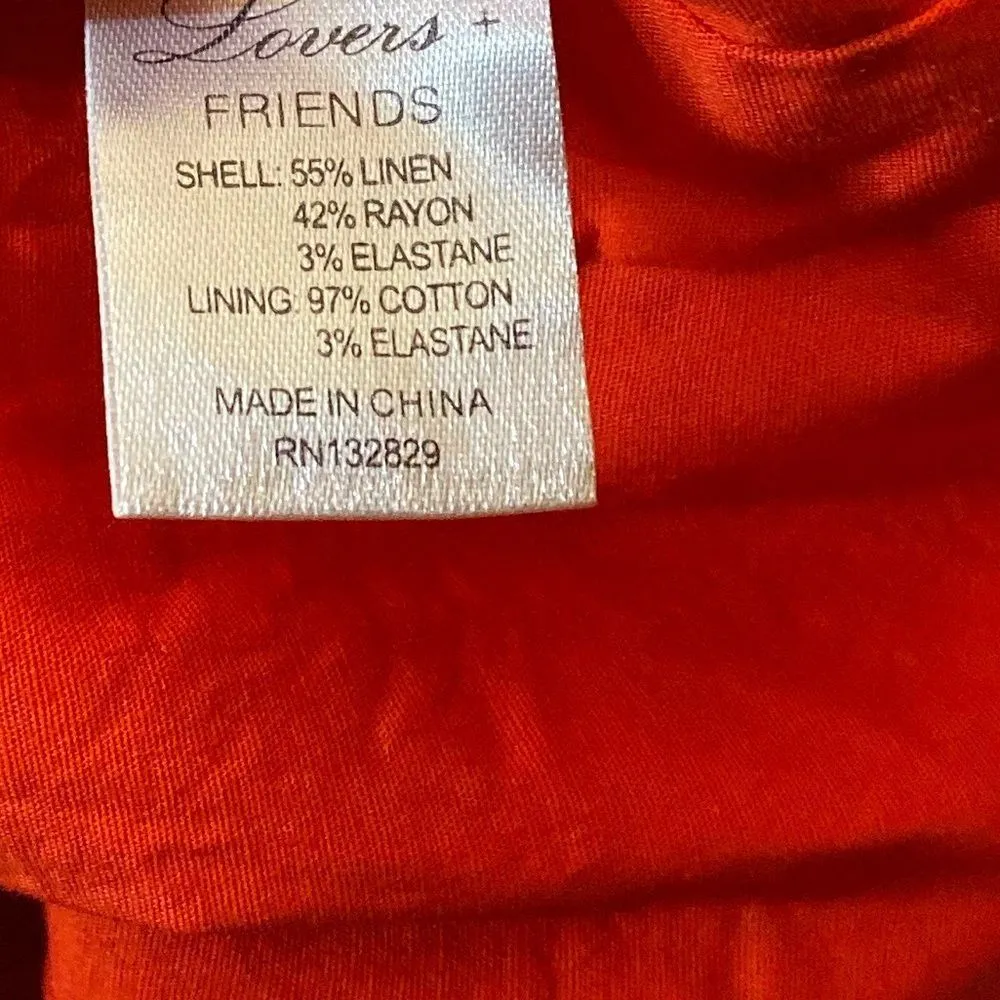 Lovers + Friends Wendy Mini Dress Linen - Image 7