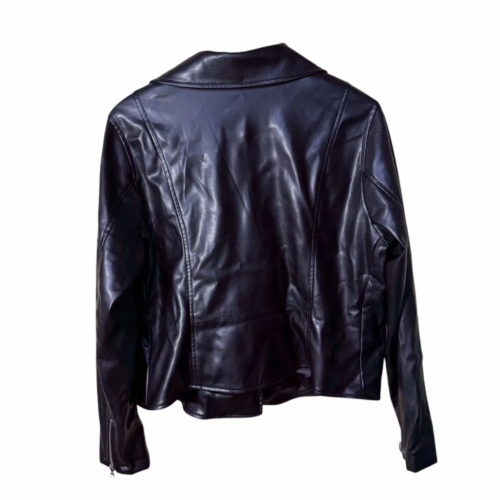Torrid Faux Leather Moto Jacket Size 2X - Image 8