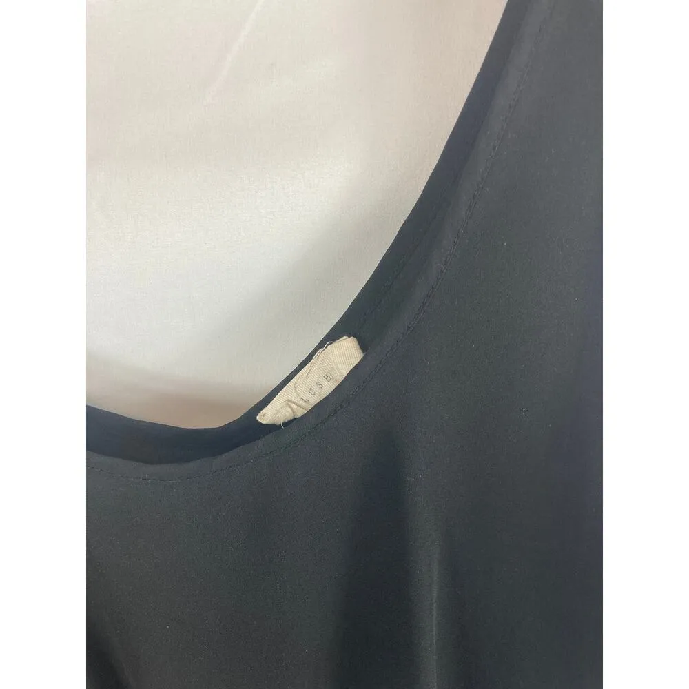 Lush Chiffon Scoop Neck Sleeveless flow Blouse XS - Image 2