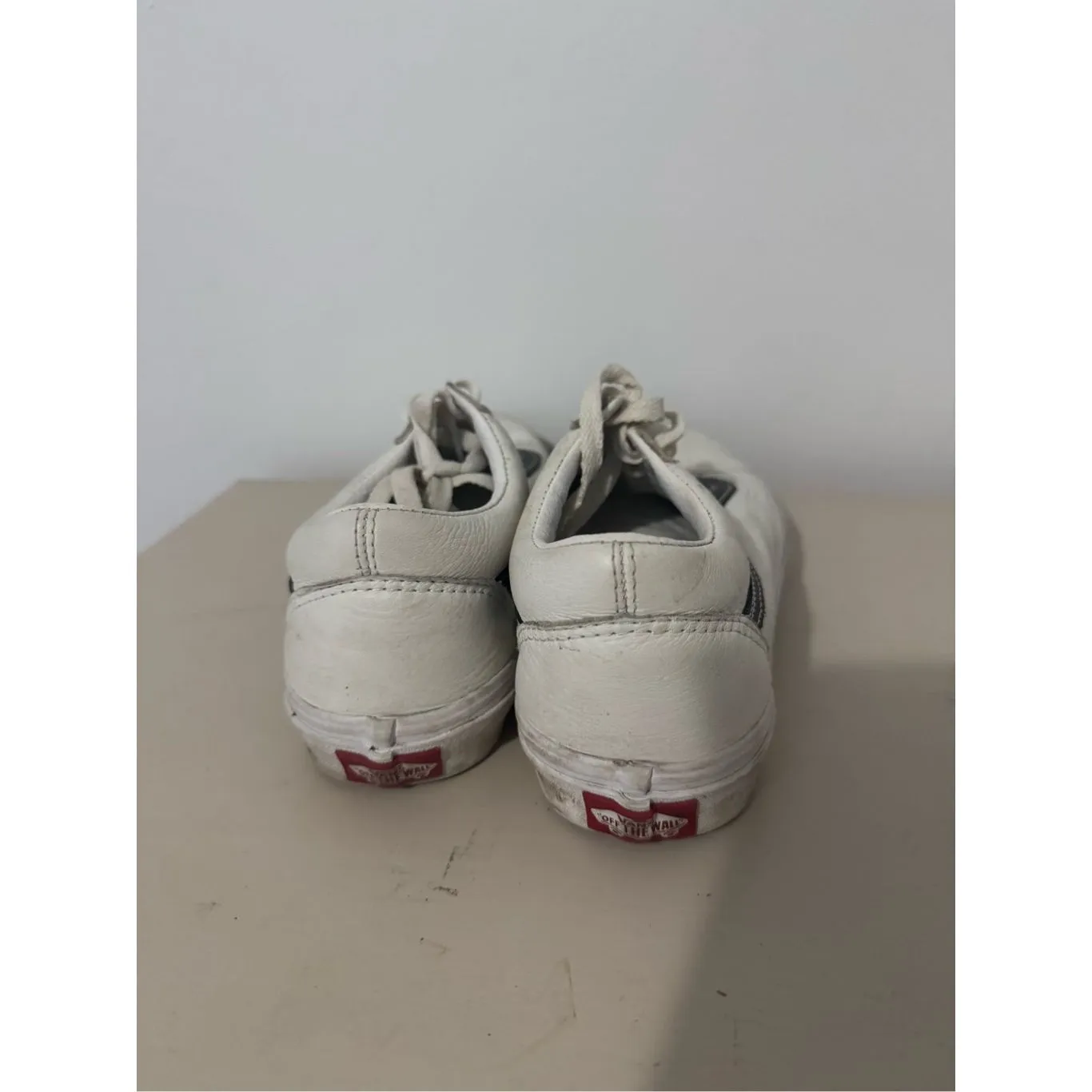 Vans Old Skool Pebbled Leather Lace Up Sneakers men’s 6 women's 7.5 Skate Casual - Image 5