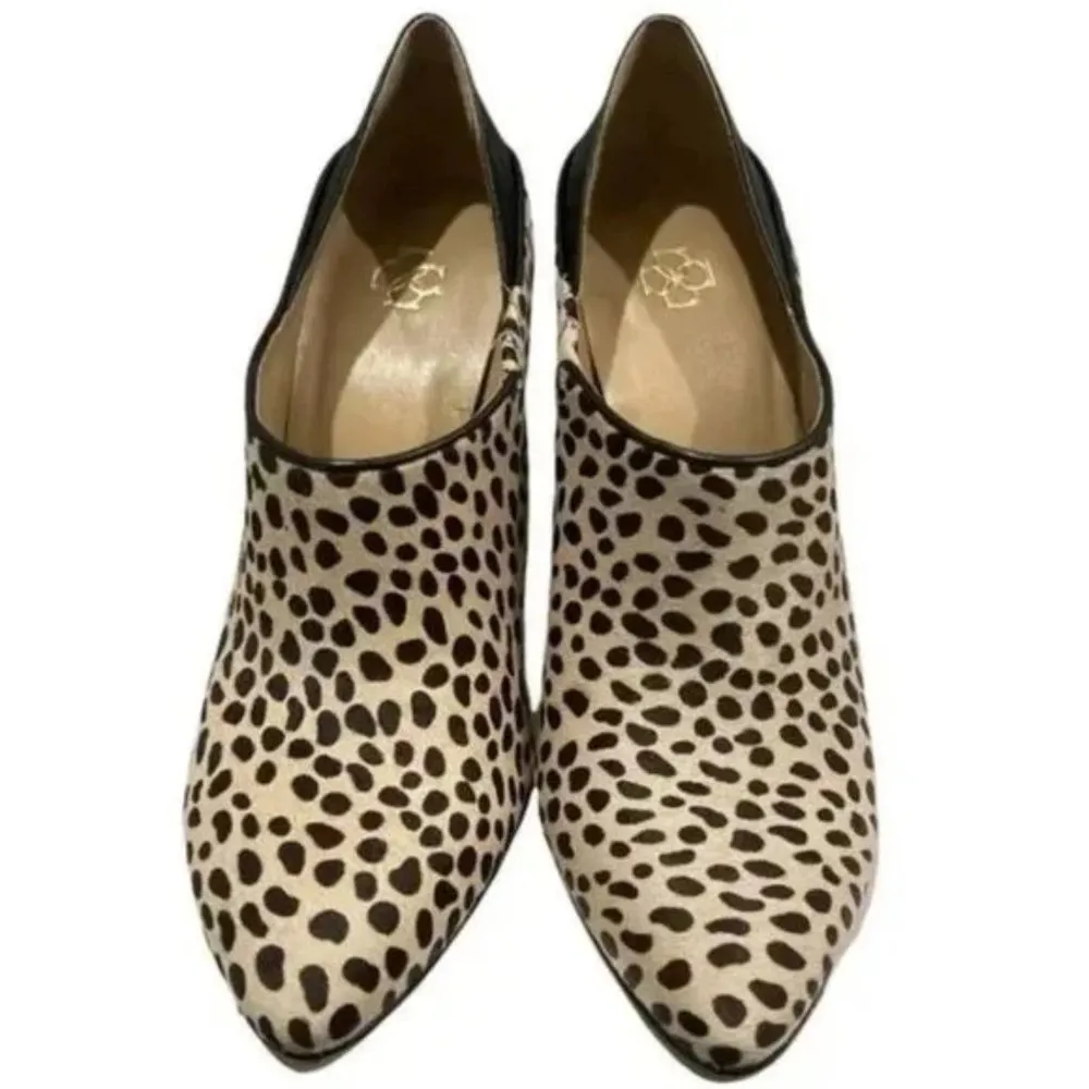 ANN TAYLOR Women's Animal Print Lianna Pointy Shootie Ankle Boots Sz 8.5 - Image 3