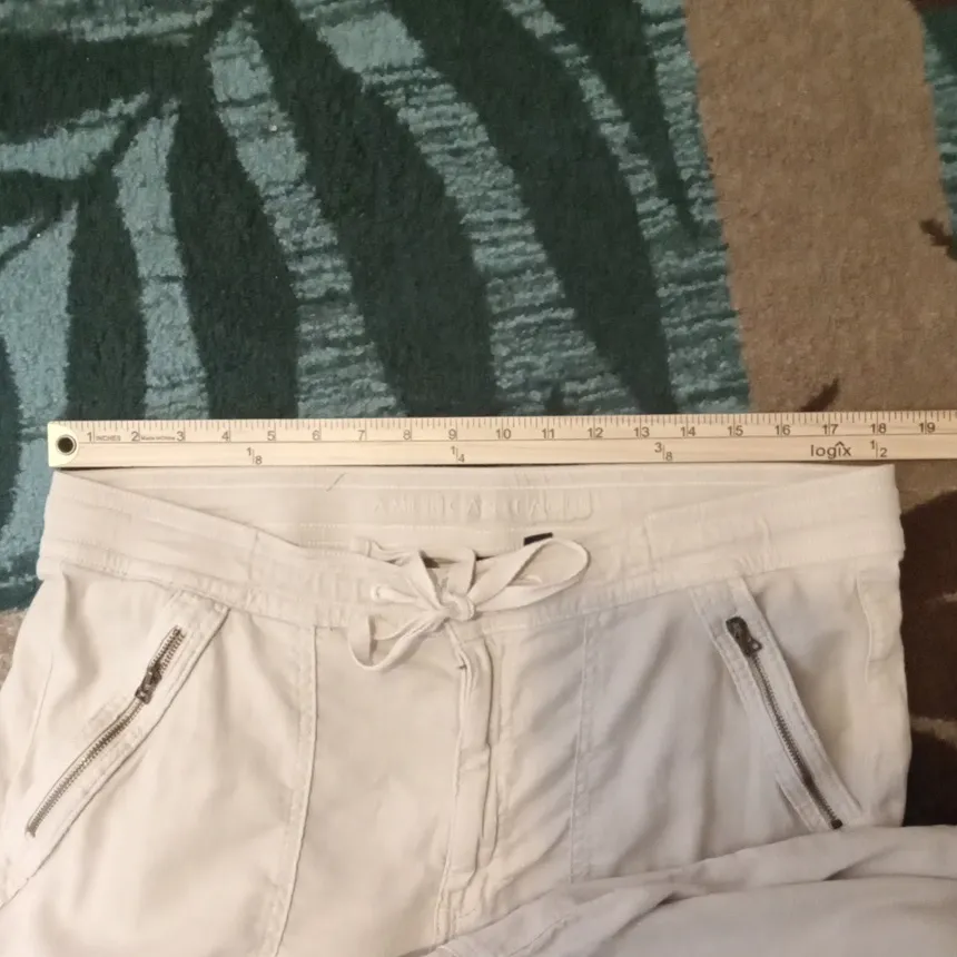 American Eagle Dreamy Drape Baggy Wide Leg Cargo High Rise 2024 Pants Sz16 - Image 12