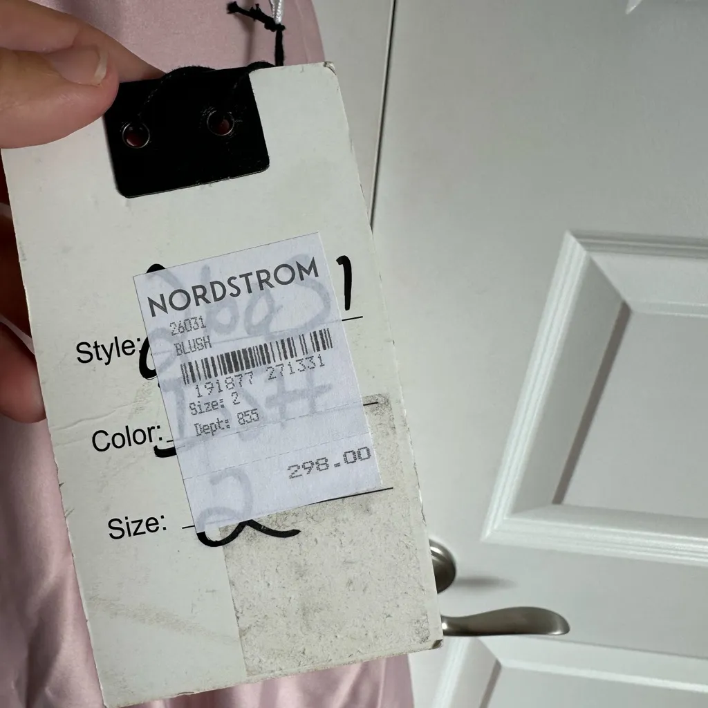 Mac Duggal Ieena 26031 Plunge V-Neck Pleated Gown-‎ NWT 2 - Image 6