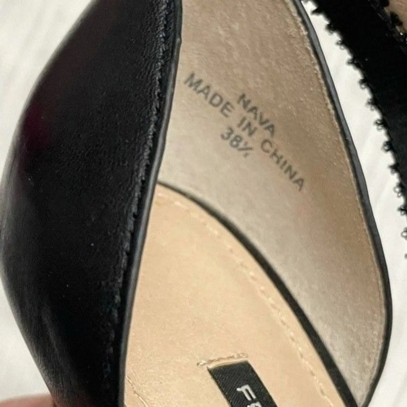 French Connection Nava Black Strappy Heel US 8.5 - Image 6