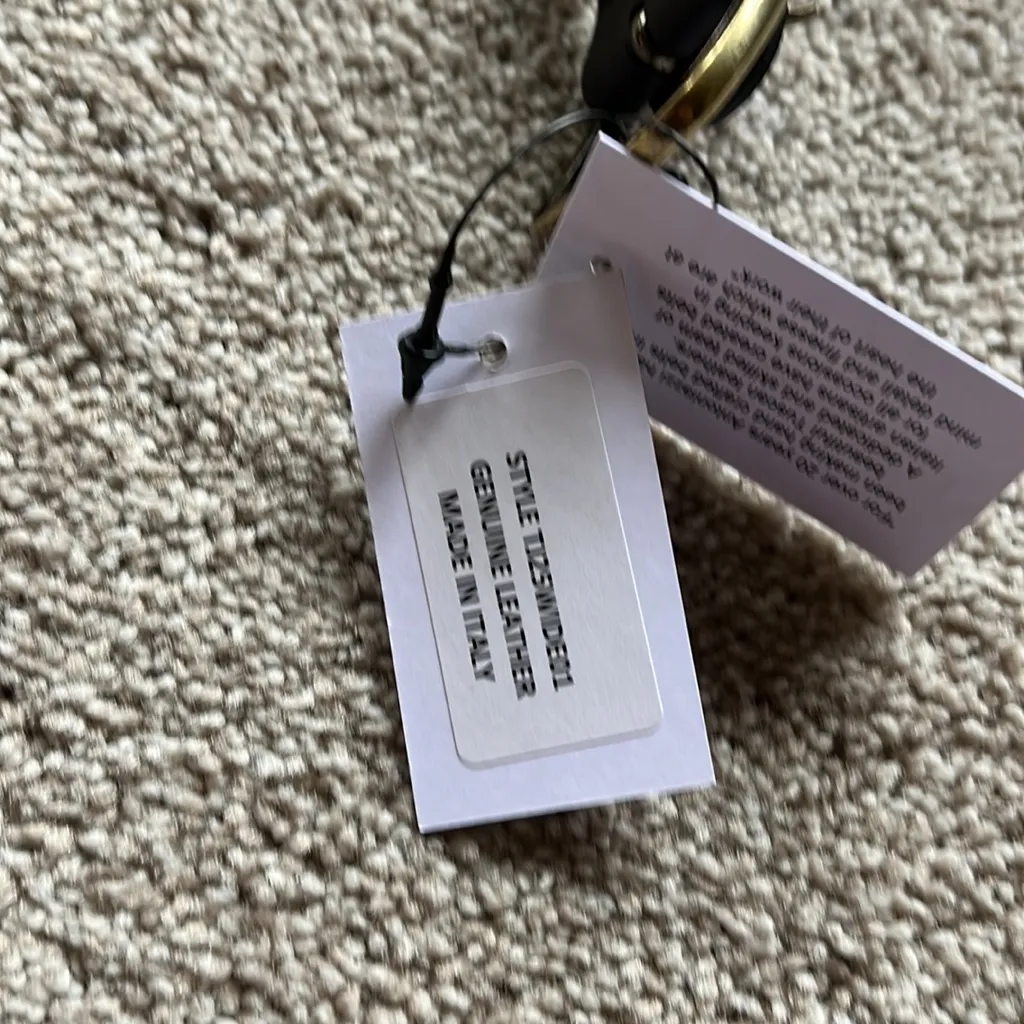 NWT ANTONIAZZI MADE IN ITALY GENUINE LEATHER LASER CUT BELT Black - Image 6