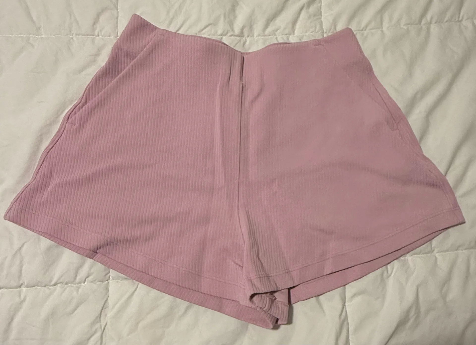 Ribbed Softstreme High-Rise Short 2" - Pink Peony - Image 5