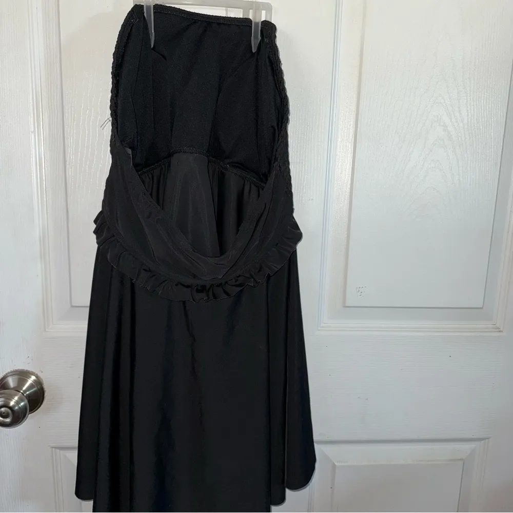 Black Ruffle 1XL Swim Tunic Size 1X - Image 5