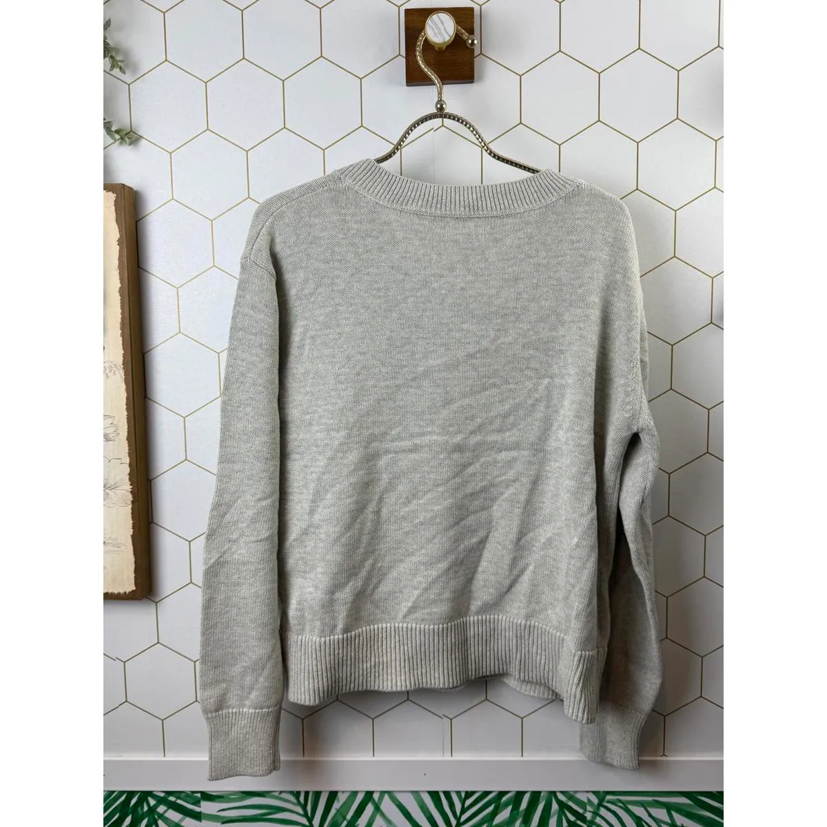 Daily Ritual from Anthropologie Light Gray V - Image 4