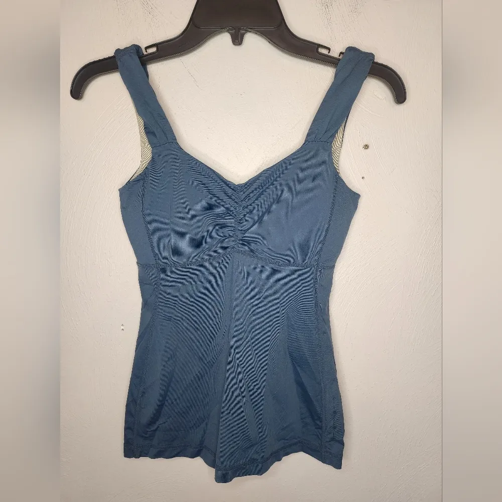 Lululemon athletica Aria Ruched Tank Top in blue - Image 2