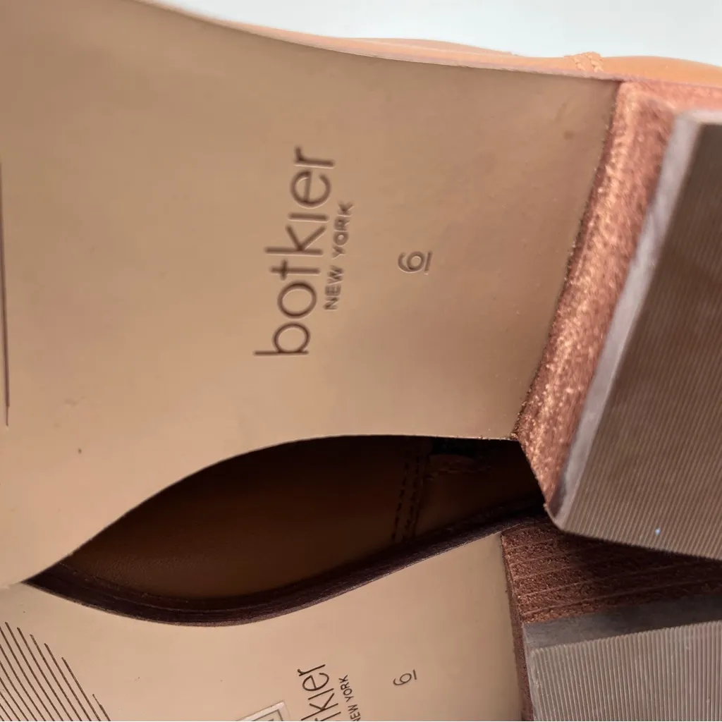NWOB Botkier New York Ramona Leather Ankle Boots Shoes Women Tan Size US 6 - Image 11