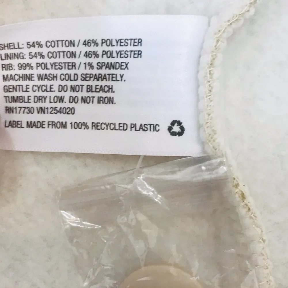 Target Off white Sweatshirt Jacket size Medium - Image 70