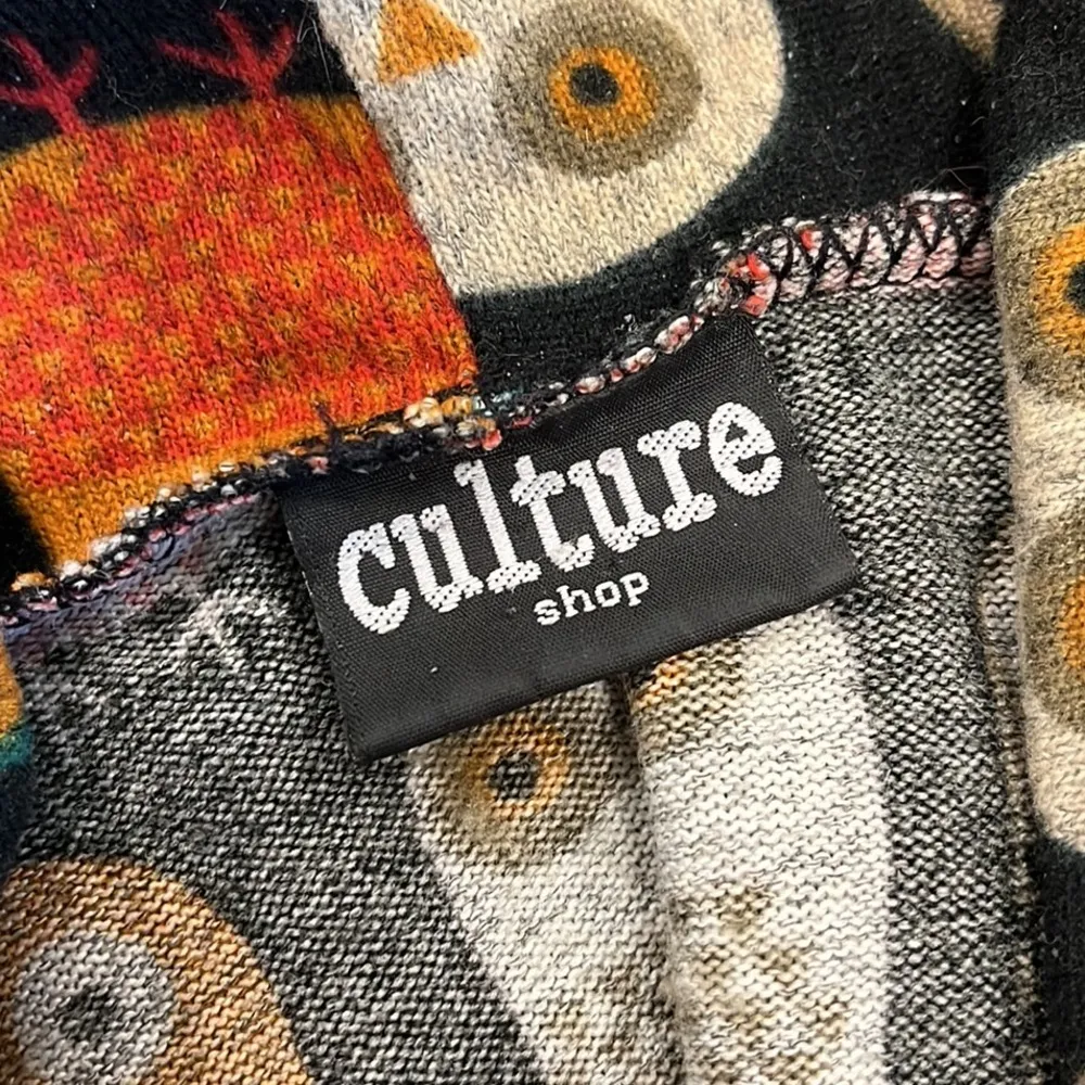 Owl Tank Sleeveless Top Blouse Shell S Small M Medium Black - Image 5