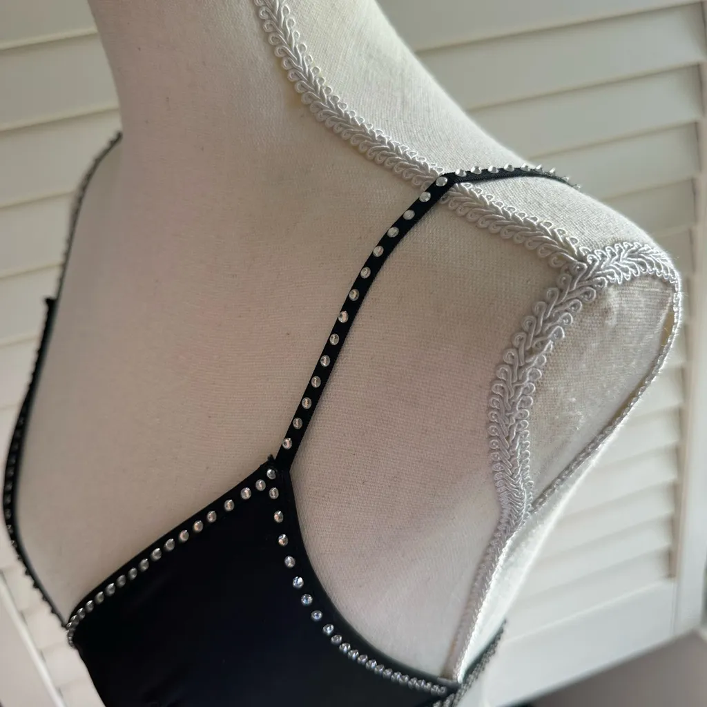 Black Studded Bralette - Image 3