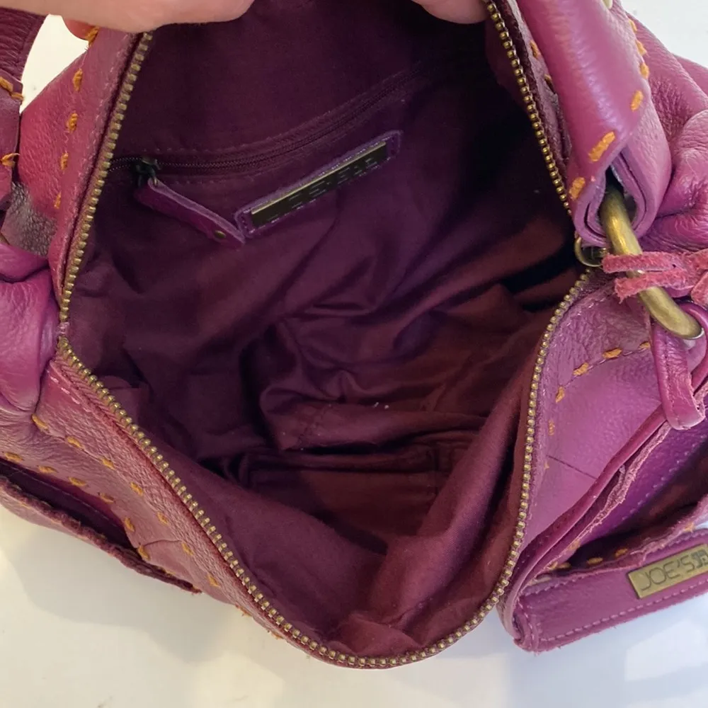 Joe’s Jeans Berry Satchel/Purse Shoulder Strap Leather Multi-Pocket - Image 6