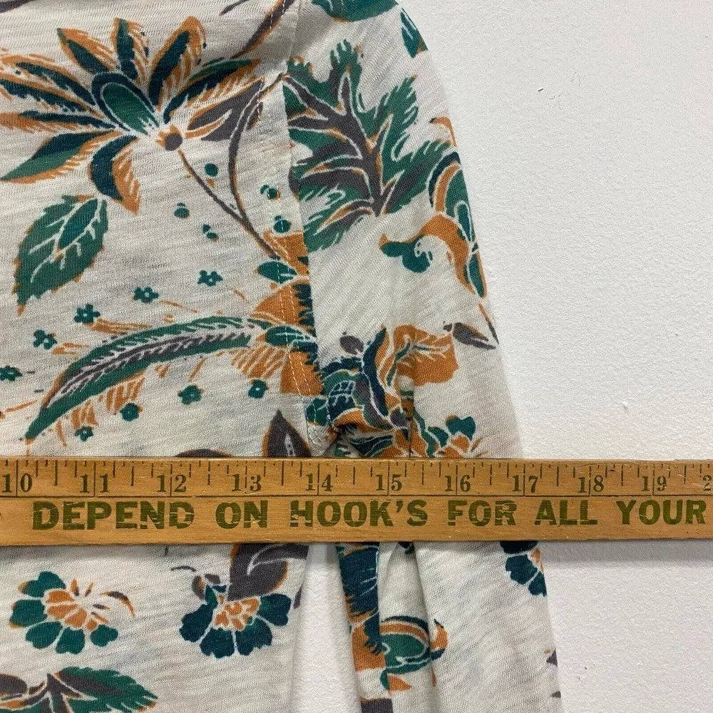 We The Free womens floral long sleeve Crop tops size extra small cynch front - Image 7