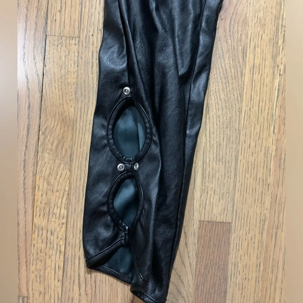 I.AM.GIA Black Cirdan Faux Leather Pants - Image 3