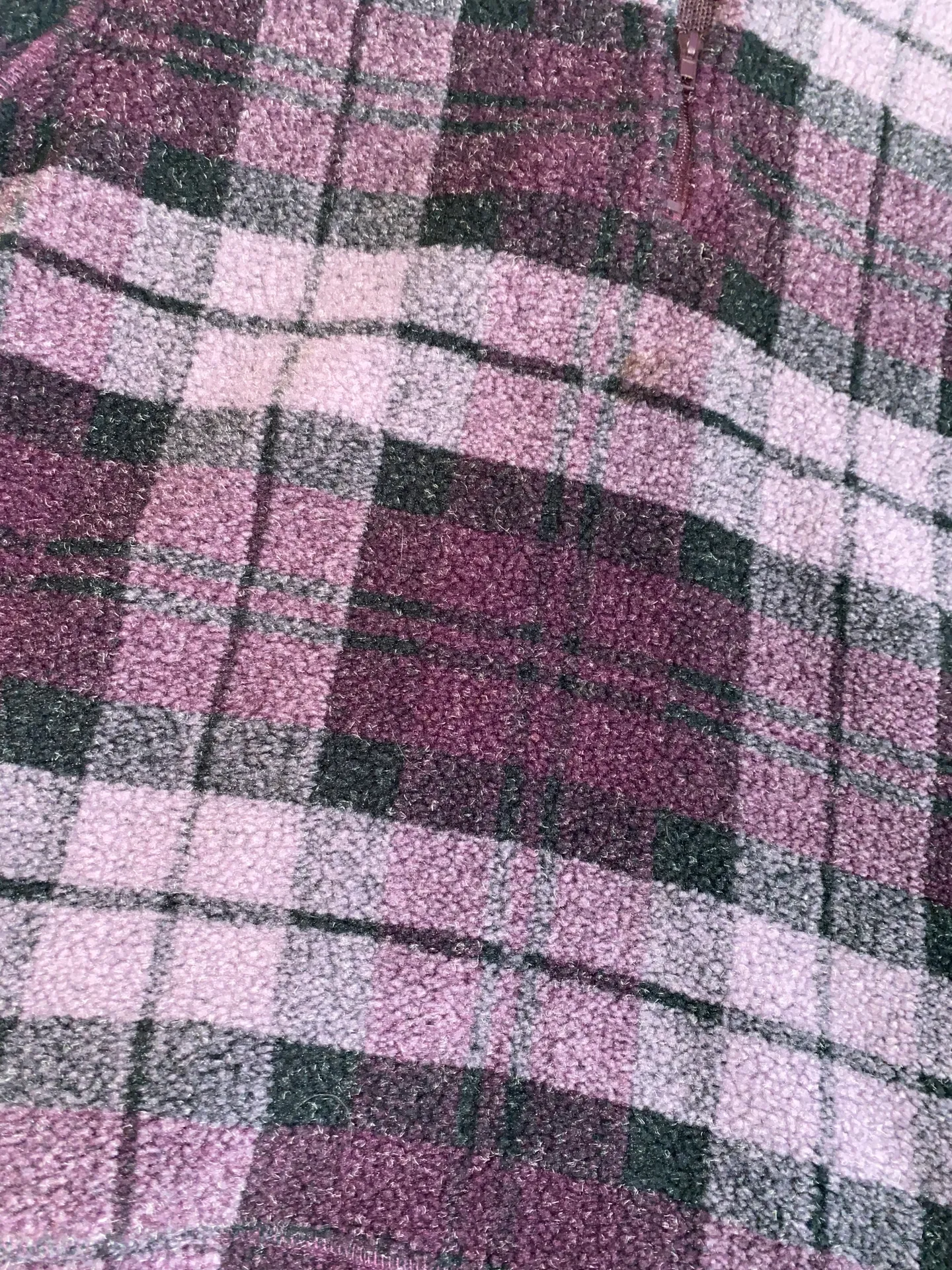 Oversized Teddy Quarter zip Purple Size L - Image 6