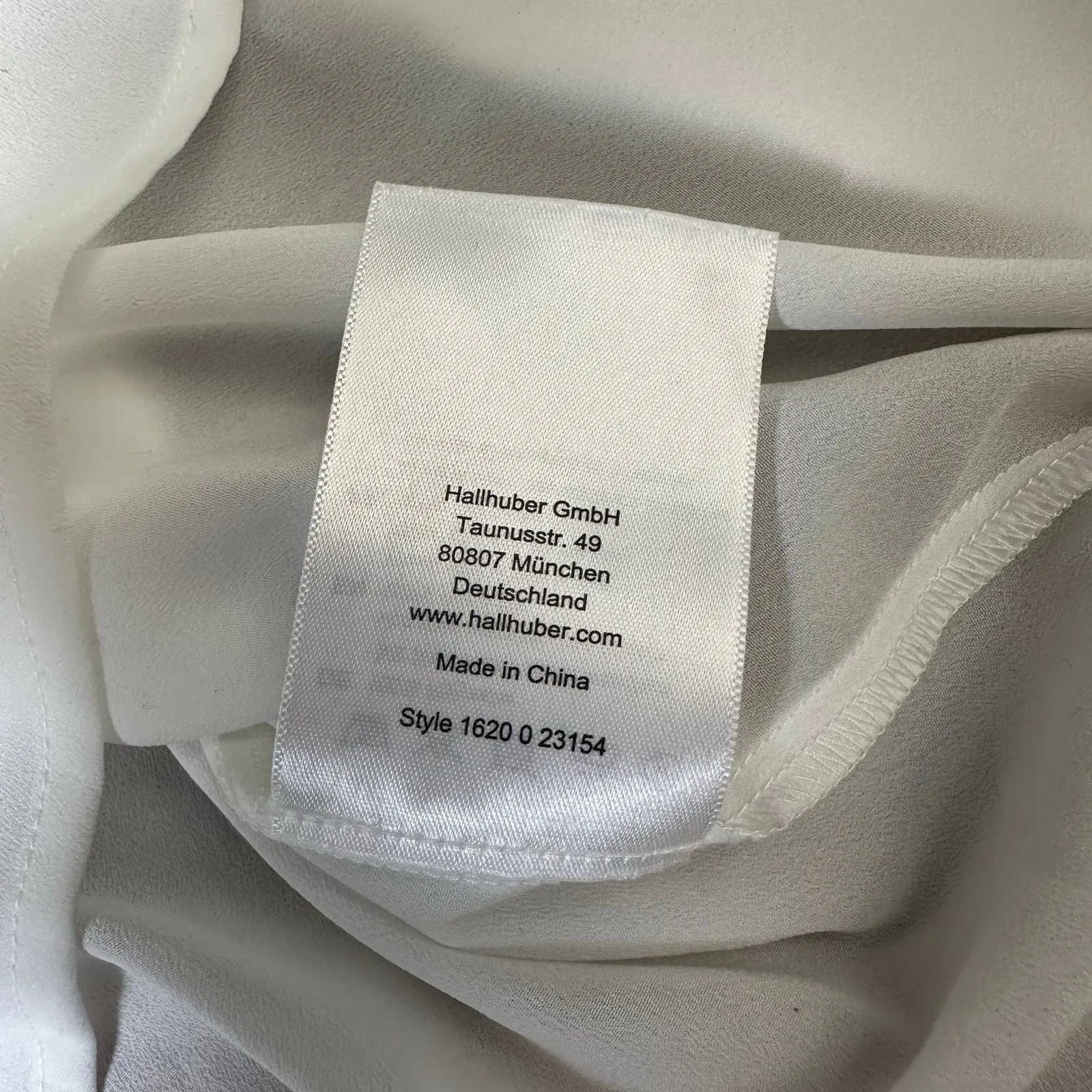 Hallhuber White Long Sleeved Peter Pan Collar Blouse Top Size‎ EUR 36 Business Size undefined - Image 7