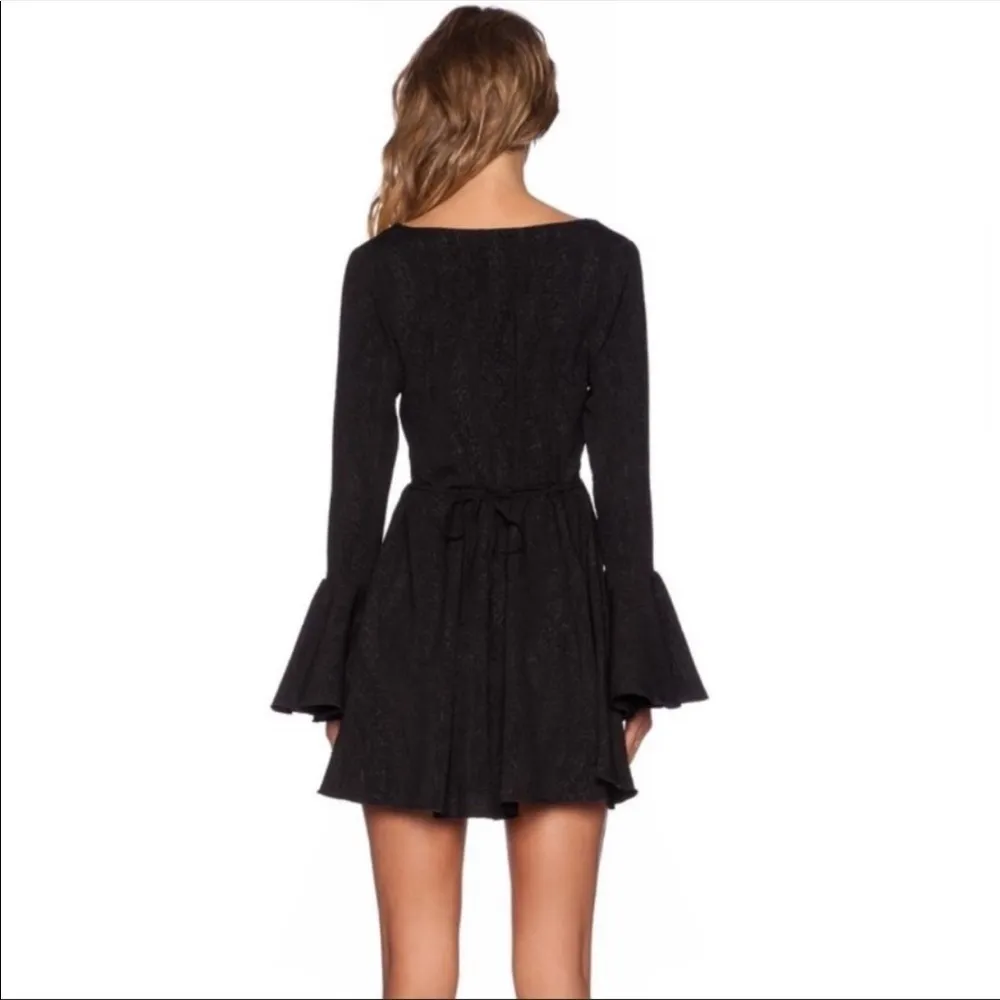 Whitney Eve black textured button front dress - Image 5