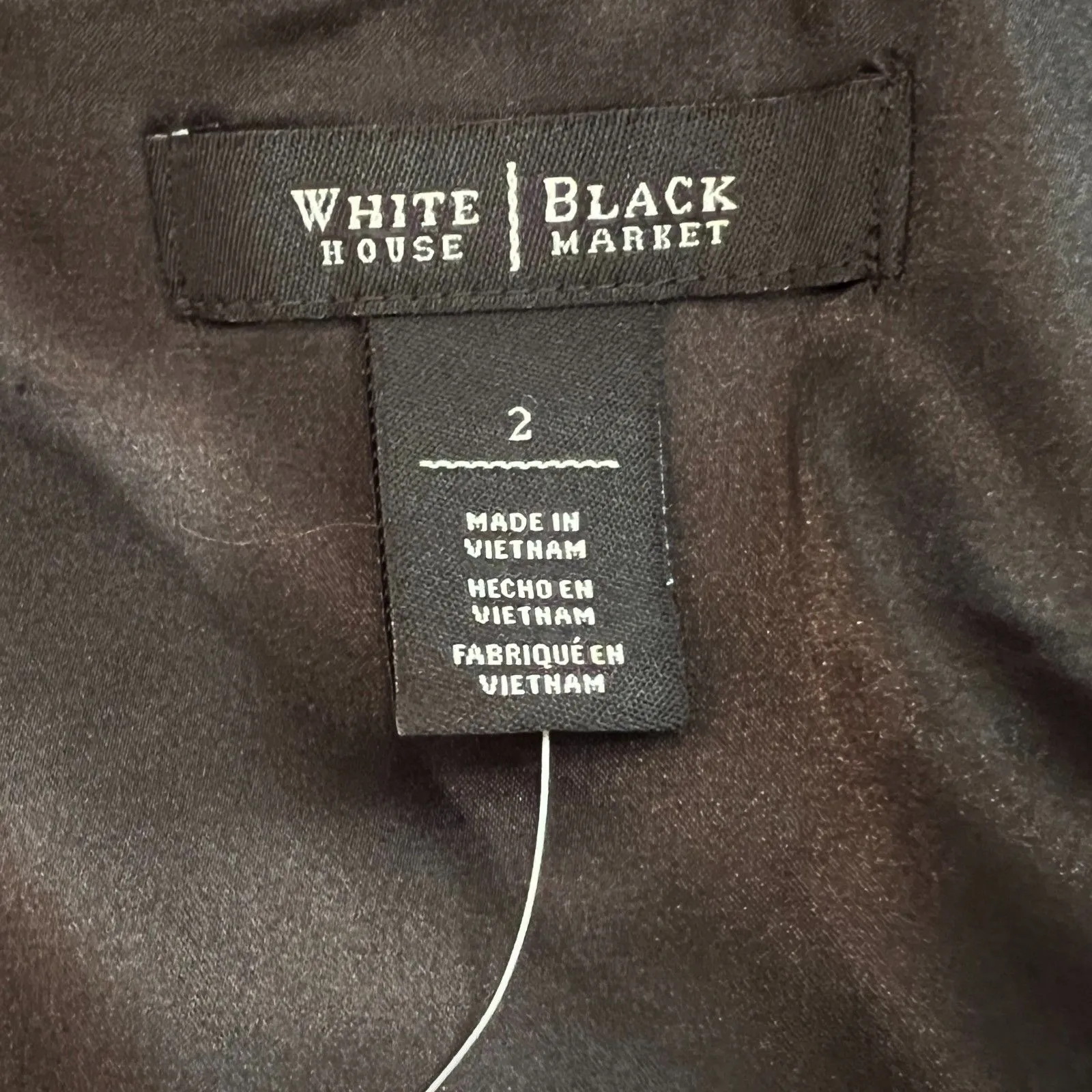 White House Black Market 2 skirt mixed fabric mini skirt - Image 8