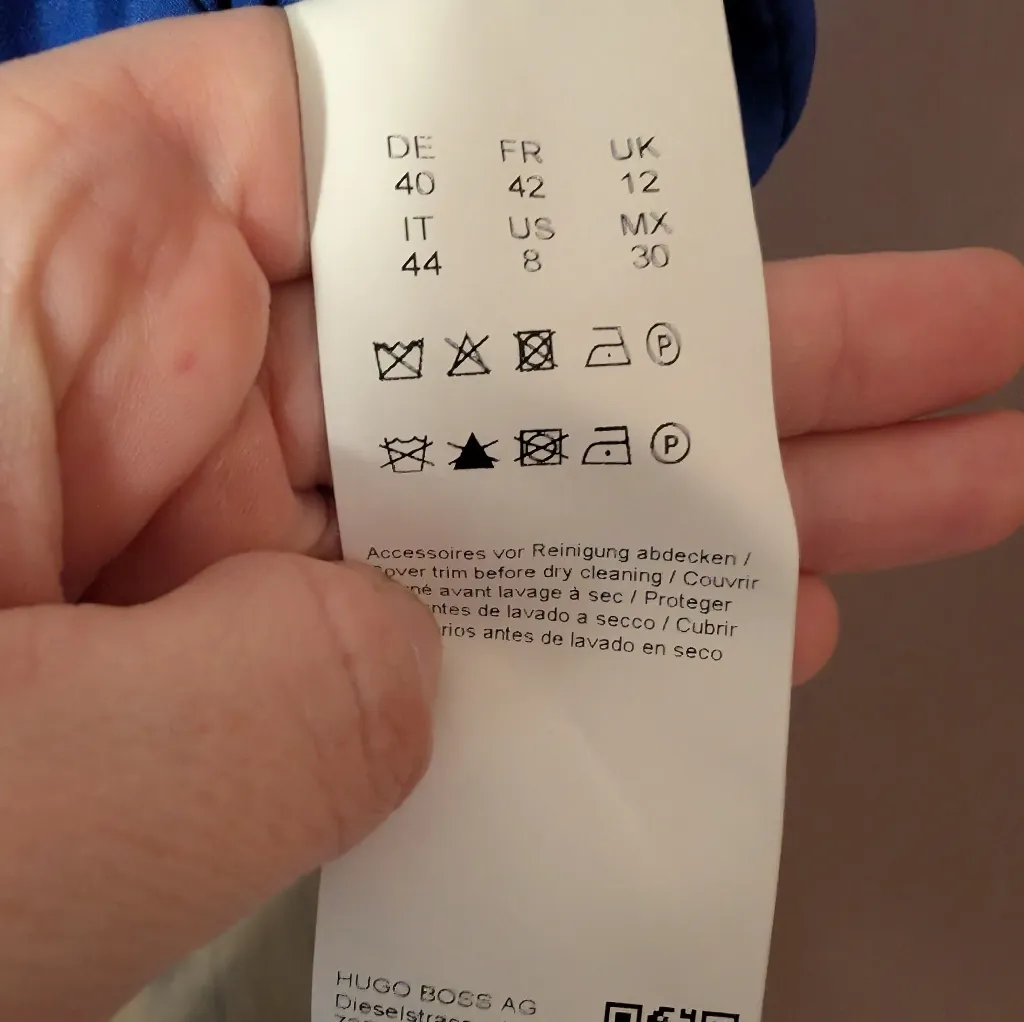 Hugo Boss Runway Edition Demania Cut Out Bodycon Dress W8 Blue - Image 5