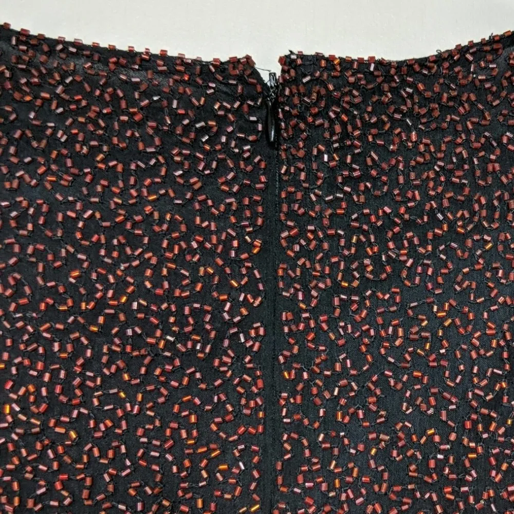 Laurence Kazar Vintage Beaded Top - Size L - GUC - Image 5
