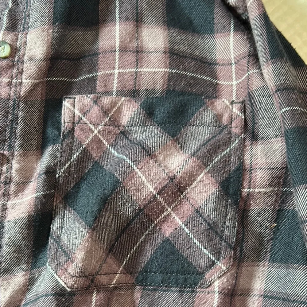 Garage Plaid Hooded Shirt - Image 4