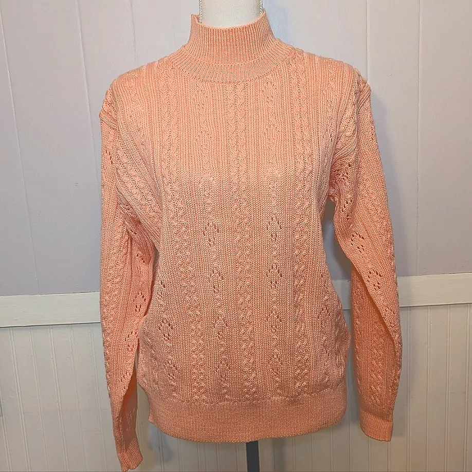 Northern Isles Vintage Sweater Pink Size Medium Size L - Image 6