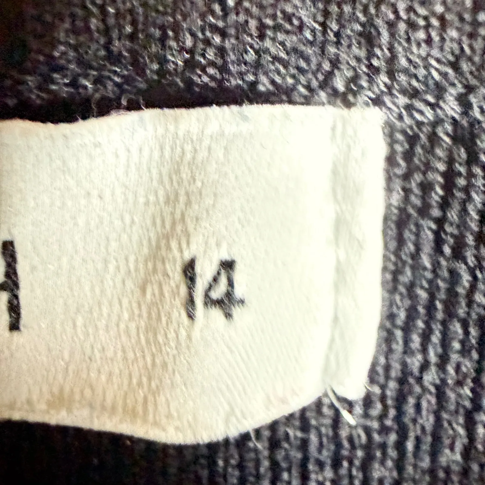 DISSH Ribbed Knit Cropped‎ Tank Top Square Neck Black Size 14 Goth Rayon Nylon - Image 3